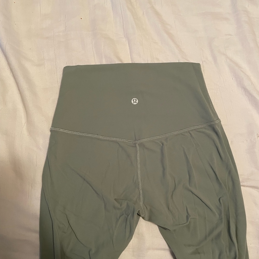 High rise lulu lemon align light green